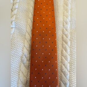 Orange skinny tie by The Tie Bar